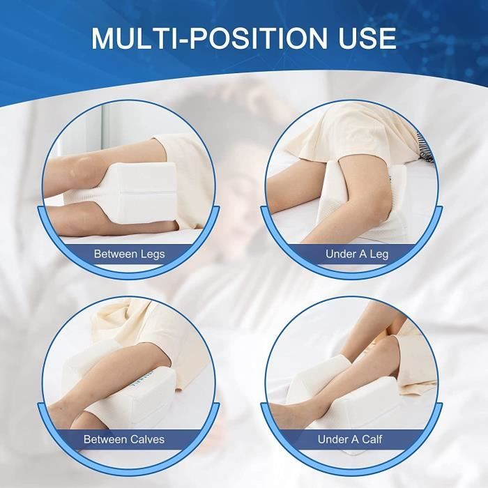 Oreiller D'alignement En Forme De Cœur - Coussin De Genou Pour Dormir Sur Le Côté, Mousse Mémoire | Soulage Sciatique, Améliore Posture - 6