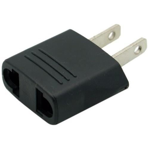 Adaptateur Prise US Vers Europe - Compact, Ignifuge, Pour Téléphone, Ordinateur, Voyage - 5