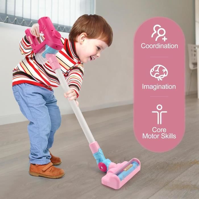 Aspirateur Électrique Jouet, Aspirateur Enfant Jouet Avec