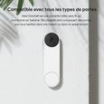 Sonnette de porte sans fil - Google Nest - Doorbell GA01318-FR - Caméra intégrée - 802.11b/g/n - Bluetooth LE - 2.4 Ghz-4