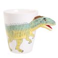 14 oz tasse à café en céramique avec dinosaure de dessin animé créatif stéréo 3D pour anniversaires noël tasses cadeau drôle-0