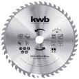kwb Lame de scie circulaire de construction 315 x 30 dents pour scie circulaire de table, dents alternées pour coupe-0