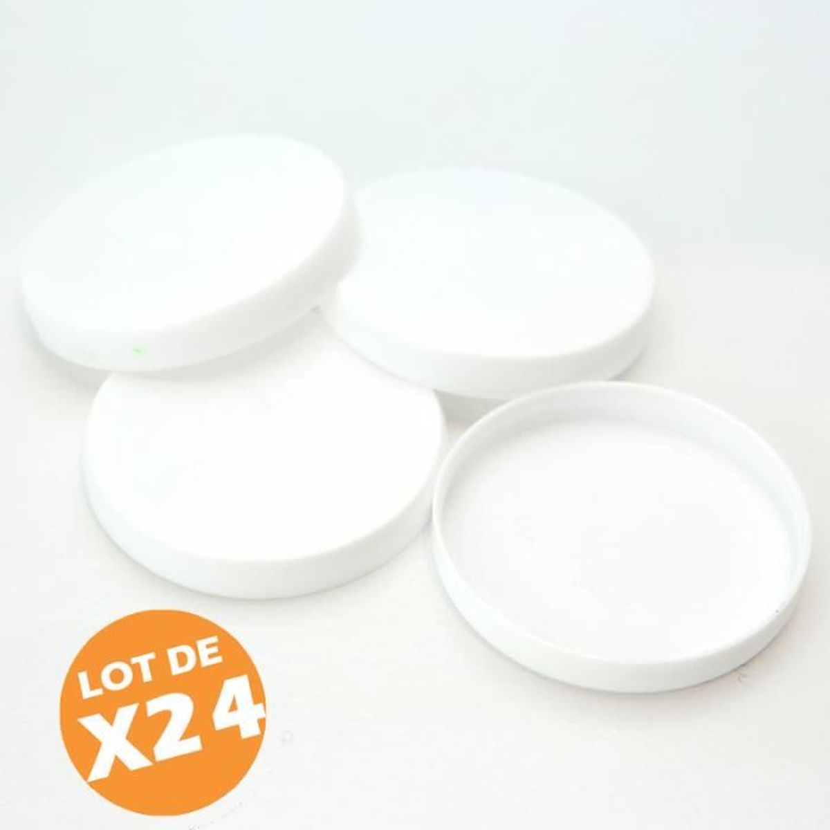 24 couvercles pour pots de yaourt 125 g 
