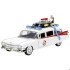 JADA TOYS Figurine GHOSTBUSTERS - ECTO-1 - 1:24 - Blanc, noir et rouge - Mixte - Enfant