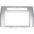 AUTOLEADS Adaptateur de façade d'autoradio Double DIN gris argent Toyota Corolla Verso 2005 >