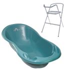MON MOBILIER DESIGN Baignoire bébé thermomètre Vert viride Météo 102 cm + Pied