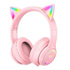 GOBRO Onikuma B90- Casque sans fil Bluetooth 5.0 Avec Réduction Du Bruit, Microphone Et lumière LED RVB