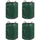 OUTAD Sacs à déchets jardin - miniClover - 272 L - Vert et noir - 65x65x74 cm - Grande capacité