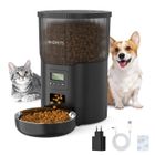 WHDPETS Distributeur Croquettes Chat Automatique 4L®WHD© programmer 6 Repas 40 Portions Enregistrer Vocal 10S Gamelle Chat/Animaux Inox