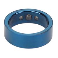 VGEBY anneau de suivi du sommeil Anneau intelligent sommeil Fitness Tracker podomètre étanche exquise montres bracelet Bleu 20
