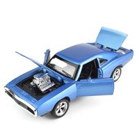 Voiture Dodge Fast And Furious avec Son et Lumière - Marque Dodge - Modèle 1/32 - Couleur Bleu