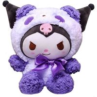 Mignon Peluche Kawaii Ilfelve 22 Cm Kuromi Kitty Cinnamoroll Peluche Poupée Jouet Cadeau, Menthe Panda Kuromi