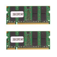 2 X 2 Go de MéMoire RAM DDR2 PC2-5300 SODIMM 667 MHz 200 Broches pour Ordinateur Portable