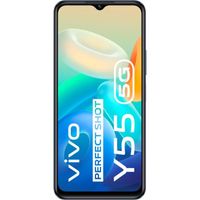 Smartphone VIVO Y55 5G 128Go Noir - Caméra avant - 4 Go RAM - Double SIM - Lecteur d'empreintes digitales