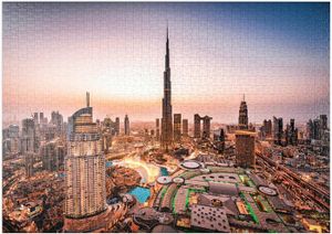 PUZZLE Skyline De Dubaï Le Matin - Premium 1000 Pièces Pu