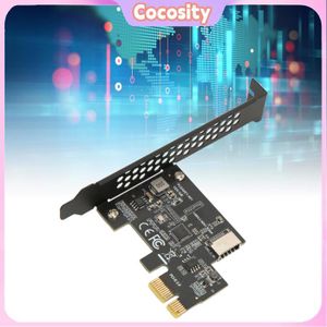 Cart PCI USB 3.1 8 PORTS 10G 6 typ A + 2 typ C 20Gbps Alim 1A ou 3A par port. au millur prix