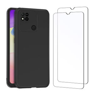 Protection écran Verre Trempé Pour Xiaomi Redmi 9/9A/9C - Noir - Dureté 9H - Neuf