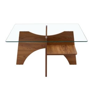 Table De Bureau En Verre Coloris Gris - Longueur 120 X Profondeur 60 X Hauteur 75 Cm
