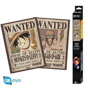 Poster One Piece Wanted Baggy Le Clown | Manga Planète