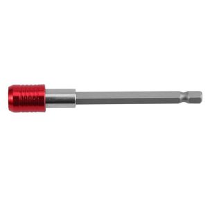 Red iFCOW 60/100/150mm 6.35mm Hex Shank Screwdriver Extension Bit Holder