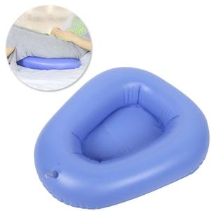 LIT GONFLABLE - AIRBED HURRISE pot pour personnes âgées Bassin de lit gonflable domestique Patients âgés Soins Anti-escarre Coussin d'air Potty Blue