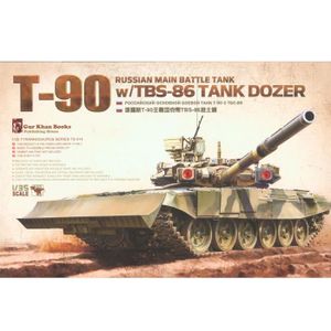 VOITURE À CONSTRUIRE Maquette Char - MENG - T-90 w/ TBS-86 Tank Dozer -