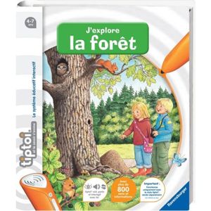 LIVRE INTERACTIF ENFANT Ravensburger - Tiptoi - J'explore la forêt - Livre