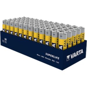 PILES Varta piles AAA Superlife R03 1,5V zinc-carbone 60