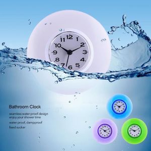Horloge murale pour salle de bains avec thermomètre 661167