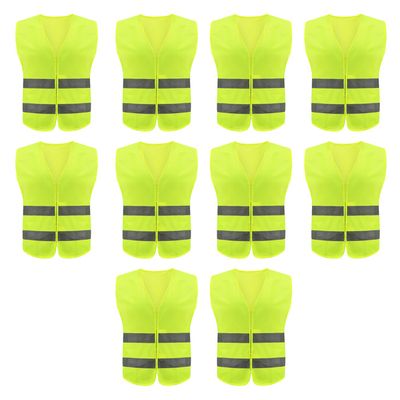 Gilet Sécurité Professionnel Gilet Haute Visibilité Professionnel Réfléchissant - Haute Sécurité Pour Chantier, Route, Travail De Nuit | Marque Stylo, Fabriqué Au Royaume-Uni Gilet Réfléchissant Professionnel