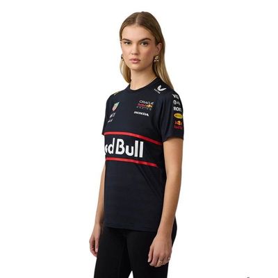 T-Shirt Oracle RB Racing Teamline Set Up – Homme, Ciel Nocturne – Réplique F1, Respirant, Style Course