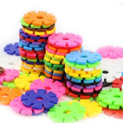 Blocs de construction verrouillables flocon de neige, jouet créatif anti-Stress, jouets Fidget, cadeaux de fête avec boîte de rangement, 50/100 pièces