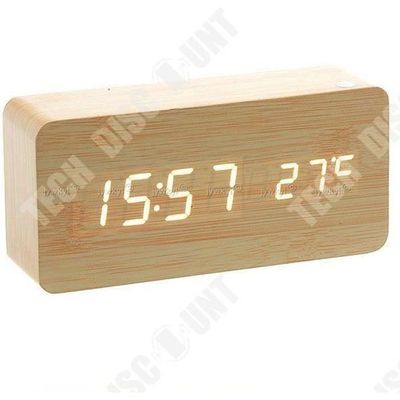 Horloge Numérique Trevi PJ 3030 Avec Projection Au Plafond - Réveil, Thermomètre, Calendrier, Rétroéclairage