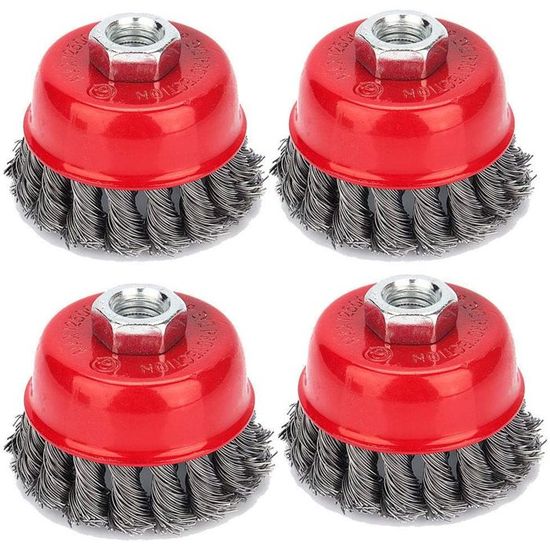 Brosse Métallique Pour Meuleuse D’angle – Norton/Flexovit, Robuste, Largeur 15 Mm