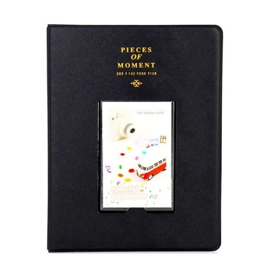 Album Fotografico Per Fuji Instax Mini E Polaroid - 128 Tasche, Blu, Copertura Rigida PU - Foto 6