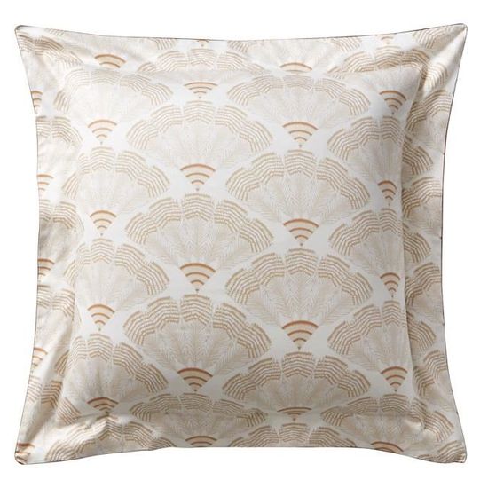 50 x 75 cm HOMESCAPES Housse d/’Oreiller Beige /à Pois Dotty