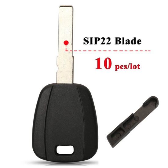 Coque De Clé Voiture En Fibre De Carbone Pour Fiat 500, Ducato, Punto, Abarth, Doblo - Protection Anti-rayures