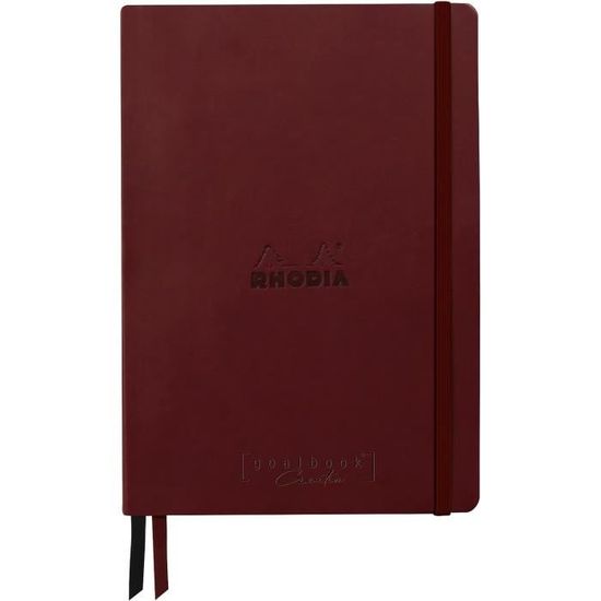 RHODIA 118786C - Carnet Rigide Bullet Journal Goalbook Jonquille - A5 14,8 x 21 cm - Pointillés