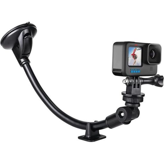 Ventouse avec Bras Flexible et Support Action Cam pour GoPro - 40 cm