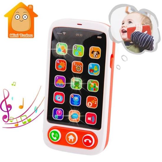 Talkie-walkie,Téléphone portable éducatif pour enfants,jouet d'apprentissage de l'anglais