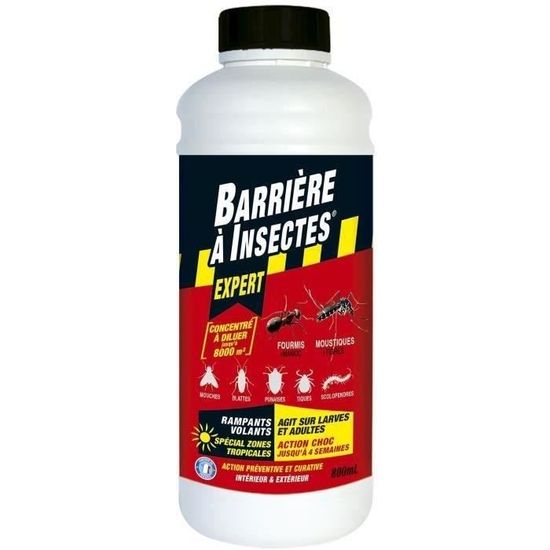 BARRIERE A INSECTES - Insectes Rampants, Volants - Concentré 800 mL