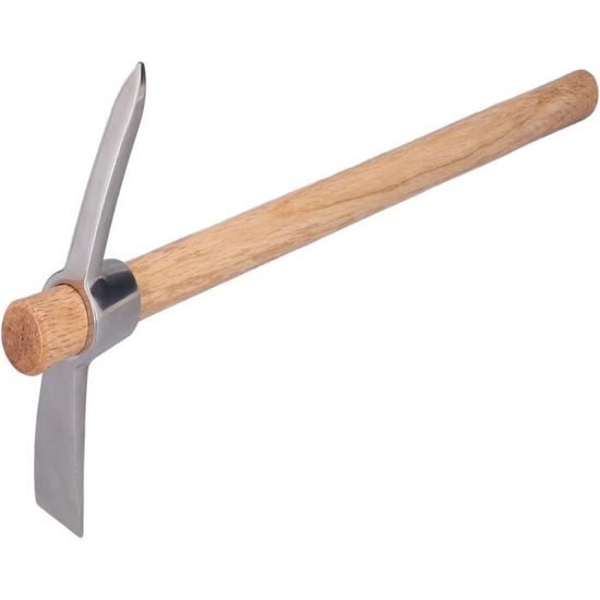Pioche De Jardin Double Tête - 15.7 Pouces, Acier Carbone, Pour Désherbage, Creusage, Semis - 7