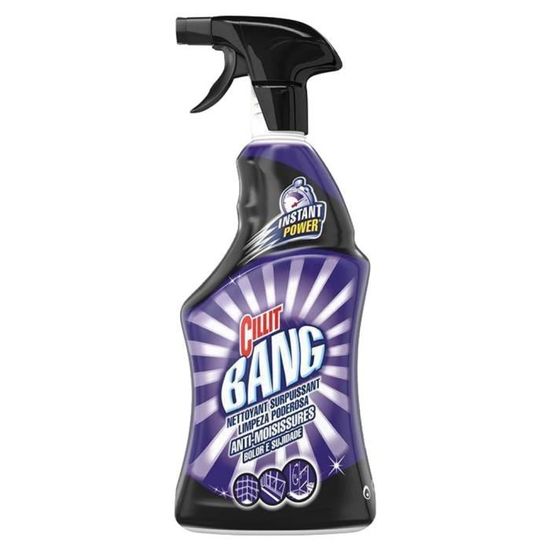 Cillit Bang Pistolet Nettoyant Surpuissant AntiMoisissures 750ml (lot de 4) Cdiscount Maison