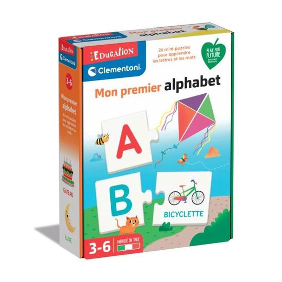 CLEMENTONI - Jeu Educatif - Mon premier alphabet - 3-6ans