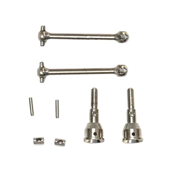 Demeras 2 Arbres De Transmission Métal - Upgrade RC Pour Camion Militaire WPL 1/16 (B14/B24/B16/C14/C24/B36)