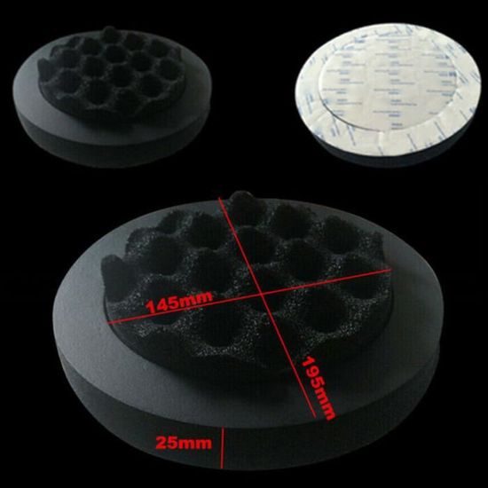 Anneaux Mousse Haut-parleurs Voiture 16.5 Cm EVA VOFONO - Lot De 4 Anneaux En Mousse Pour Haut-parleurs Voiture 15-16,5cm - Amélioration Basses - Adhésif Inclus Anneaux Haut-parleurs