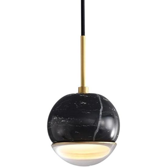 MARKFROST / MOLNART suspension avec ampoule, marbre noir/Elliptique MARKFROST / MOLNART suspension avec ampoule, marbre noir/Elliptique