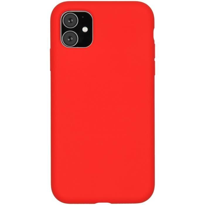 Coque Liquid Silicone pour l'iPhone 11 - Rouge