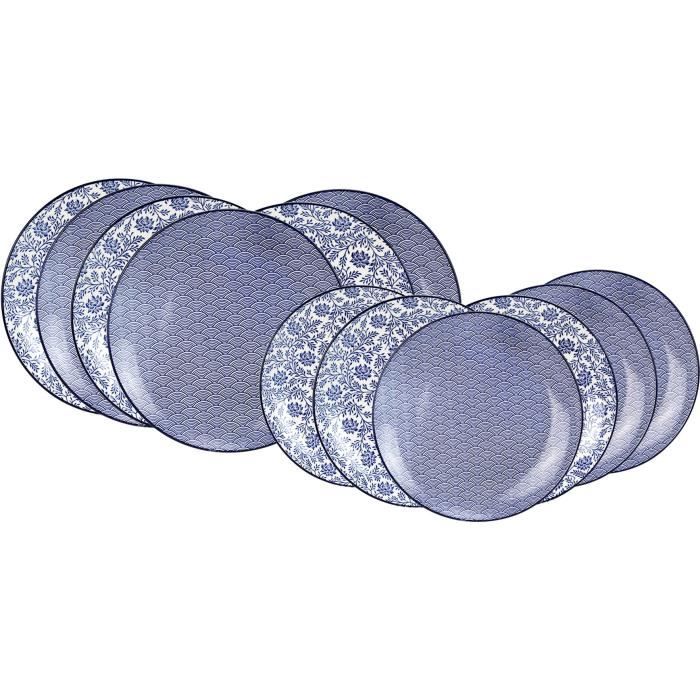 ARDTIME EC-BL12AS Service de table 12 pièces -china blue-