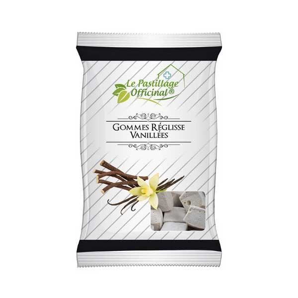 Gommes tendres aromatisées au réglisse vanillées.